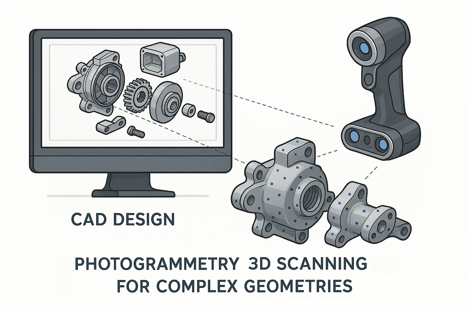 3D scanning and CAD design